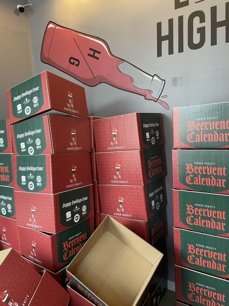 Beervent Calendar box preparation